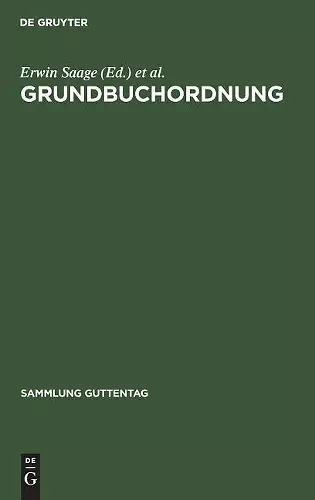 Grundbuchordnung cover