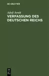 Verfassung des Deutschen Reichs cover