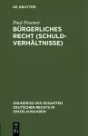 Bürgerliches Recht (Schuldverhältnisse) cover