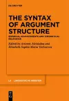 The Syntax of Argument Structure cover