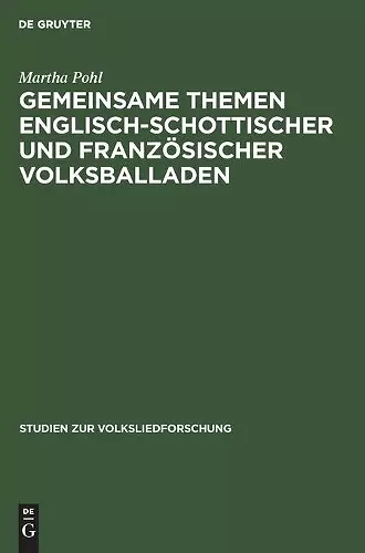 Gemeinsame Themen Englisch-Schottischer Und Französischer Volksballaden cover