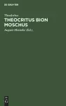 Theocritus Bion Moschus cover