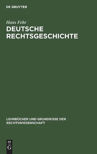 Deutsche Rechtsgeschichte cover