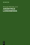 Anonymus Londinensis cover