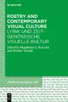 Poetry and Contemporary Visual Culture / Lyrik und zeitgenössische Visuelle Kultur cover