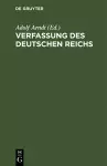 Verfassung des Deutschen Reichs cover