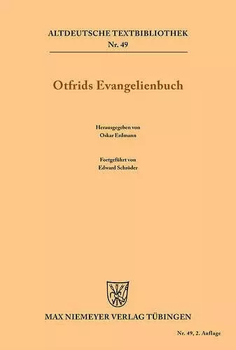 Otfrids Evangelienbuch cover