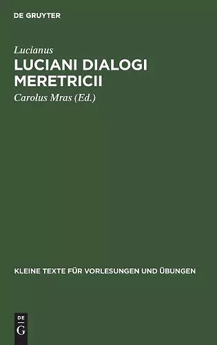 Luciani Dialogi Meretricii cover