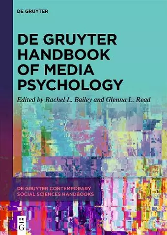 De Gruyter Handbook of Media Psychology cover