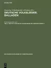 Deutsche Volkslieder. Balladen. Band 4, Hälfte 1 cover