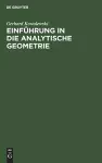 Einführung in die analytische Geometrie cover