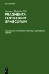 Fragmenta Poetarum Comoediae Mediae cover