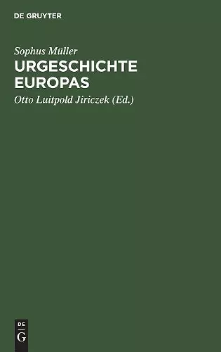 Urgeschichte Europas cover