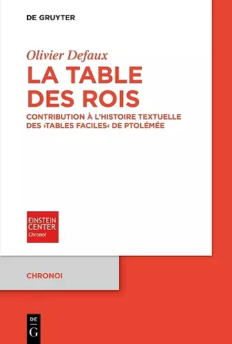 La Table des rois cover