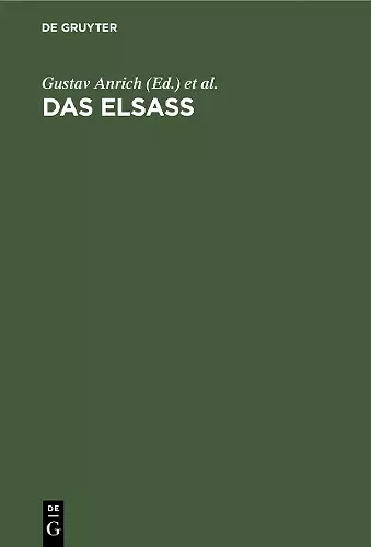 Das Elsass cover