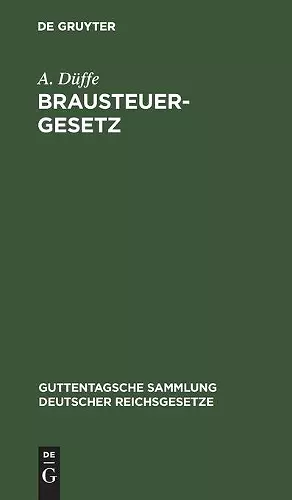 Brausteuergesetz cover