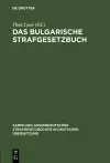 Das bulgarische Strafgesetzbuch cover