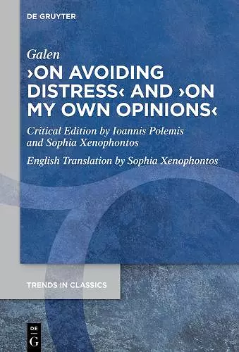 ›On Avoiding Distress‹ and ›On My Own Opinions‹ cover