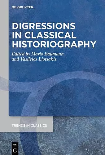 Digressions in Classical Historiography cover