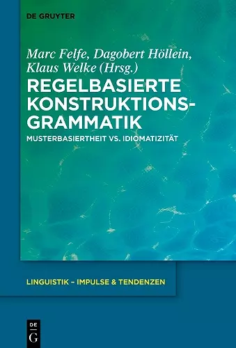 Regelbasierte Konstruktionsgrammatik cover