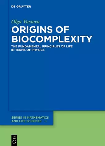 Origins of Biocomplexity cover