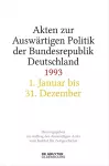 Akten Zur Auswärtigen Politik Der Bundesrepublik Deutschland 1993 cover