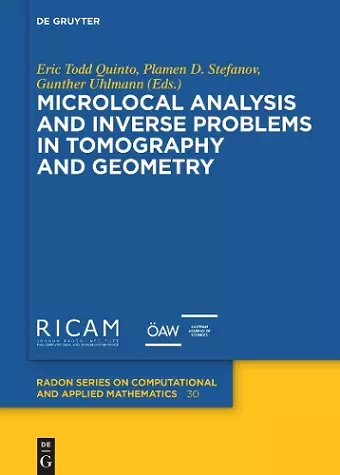 Microlocal Analysis and Inverse Problems in Tomography and Geometry cover