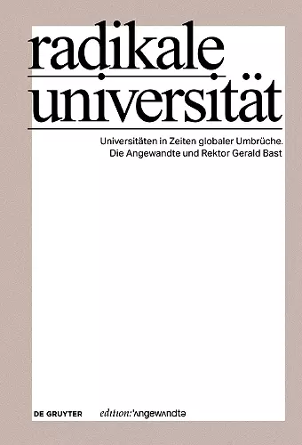 Radikale Universität cover
