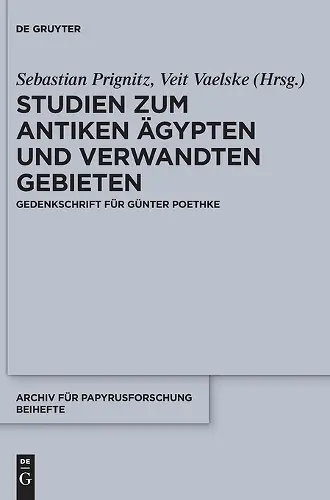 Studien Zum Antiken Ägypten Und Verwandten Gebieten cover