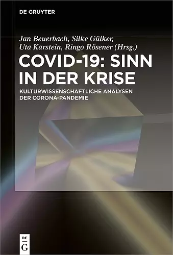 Covid-19: Sinn in der Krise cover