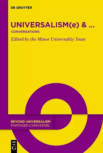 Universalism(e) & … cover