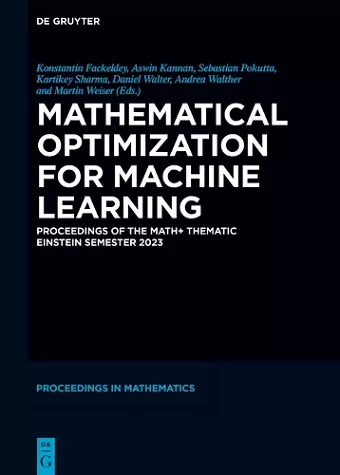Mathematical Optimization for Machine Learning cover