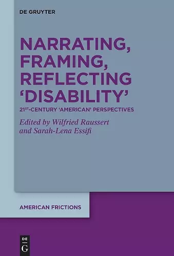 Narrating, Framing, Reflecting ‘Disability’ cover