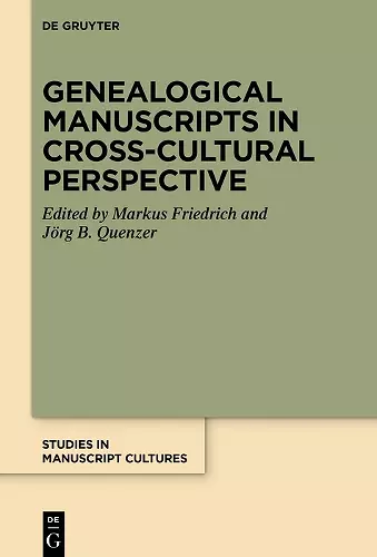 Genealogical Manuscripts in Cross-Cultural Perspective cover