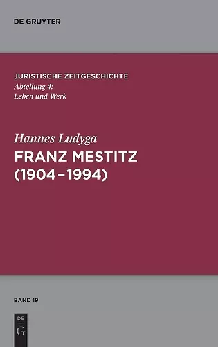 Franz Mestitz (1904-1994) cover