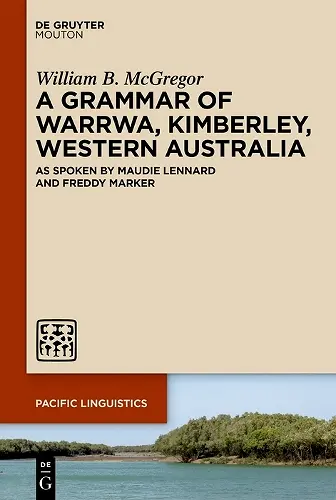 A Grammar of Warrwa, Kimberley, Western Australia cover