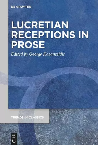 Lucretian Receptions in Prose cover
