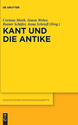 Kant Und Die Antike cover