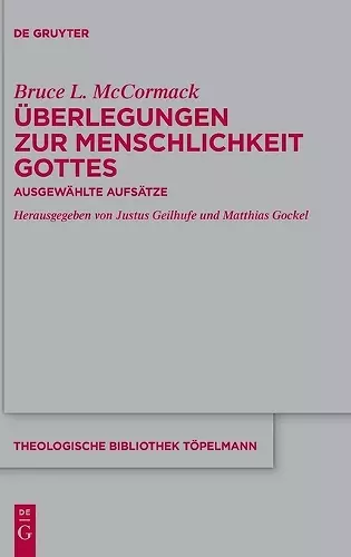 Überlegungen Zur Menschlichkeit Gottes cover