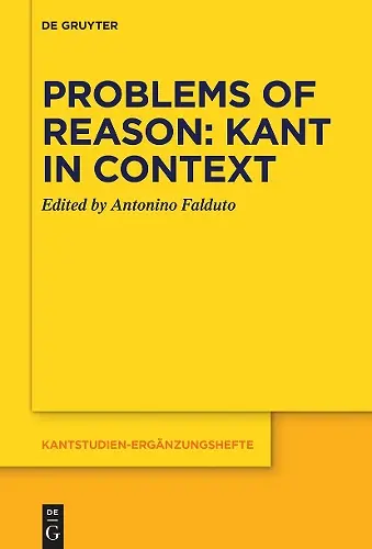 Problems of Reason: Kant in Context cover