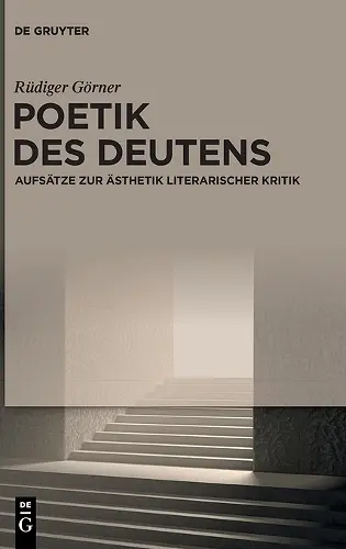 Poetik Des Deutens cover