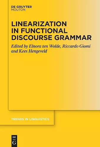 Linearization in Functional Discourse Grammar cover