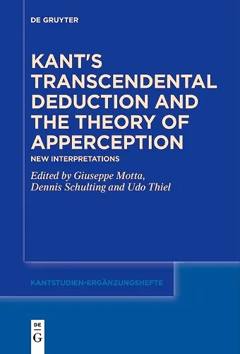 Kant's Transcendental Deduction and the Theory of Apperception cover