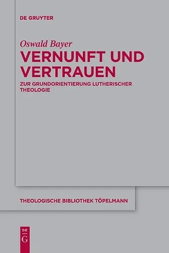 Vernunft und Vertrauen cover