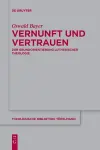 Vernunft und Vertrauen cover