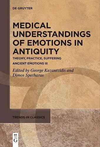 Medical Understandings of Emotions in Antiquity cover