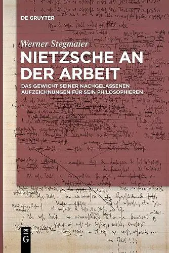 Nietzsche an der Arbeit cover
