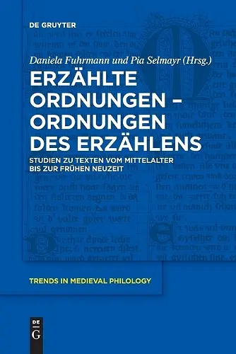 Erzählte Ordnungen - Ordnungen Des Erzählens cover