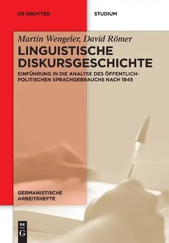 Linguistische Diskursgeschichte cover