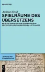 Spielräume Des Übersetzens cover